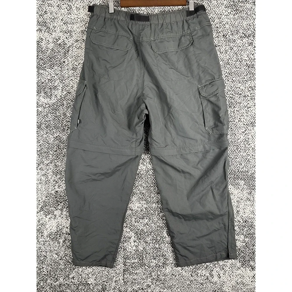 REI Nylon Convertible Pants Mens 30M‎ 30 X 26 SPF Cargo Gray Camp Hike - Picture 5 of 13